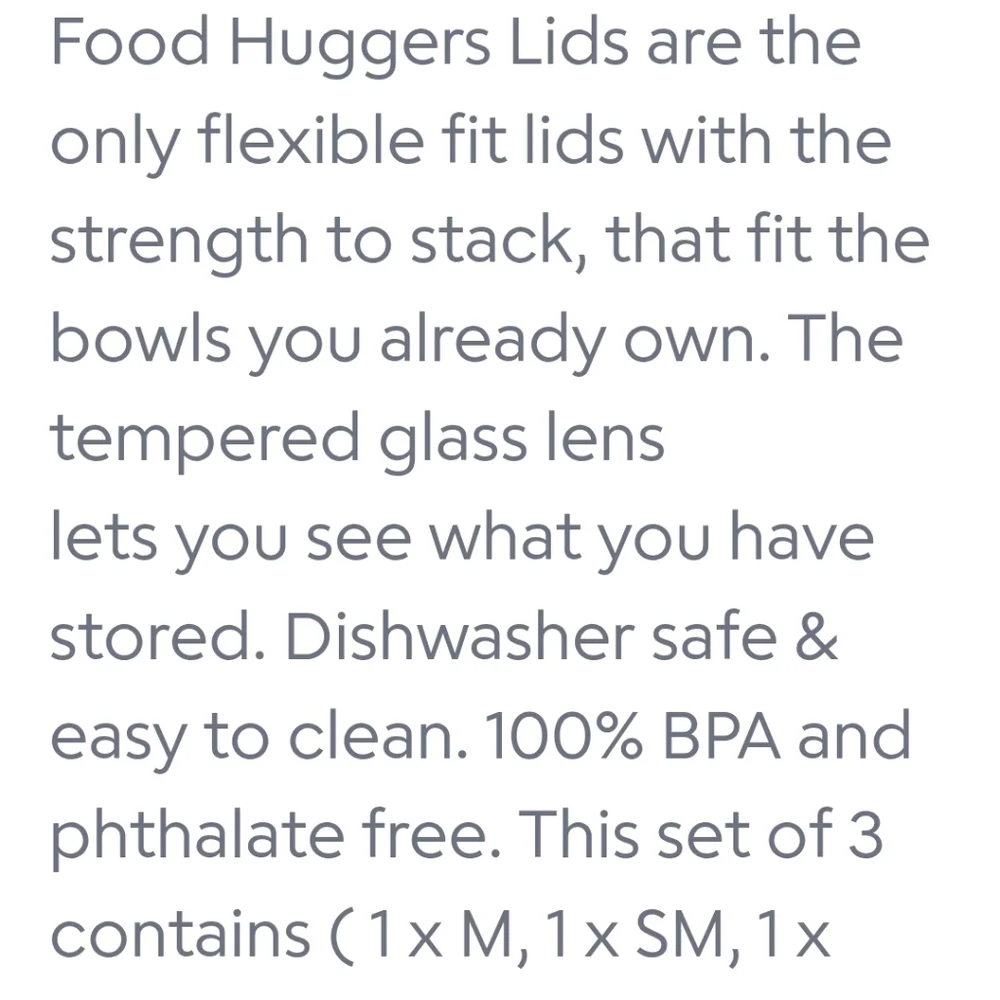 FOOD HUGGERS Terracotta Silicone Glass Bowl Lids Set of 3 BPA PHYLATE FREE BNWT